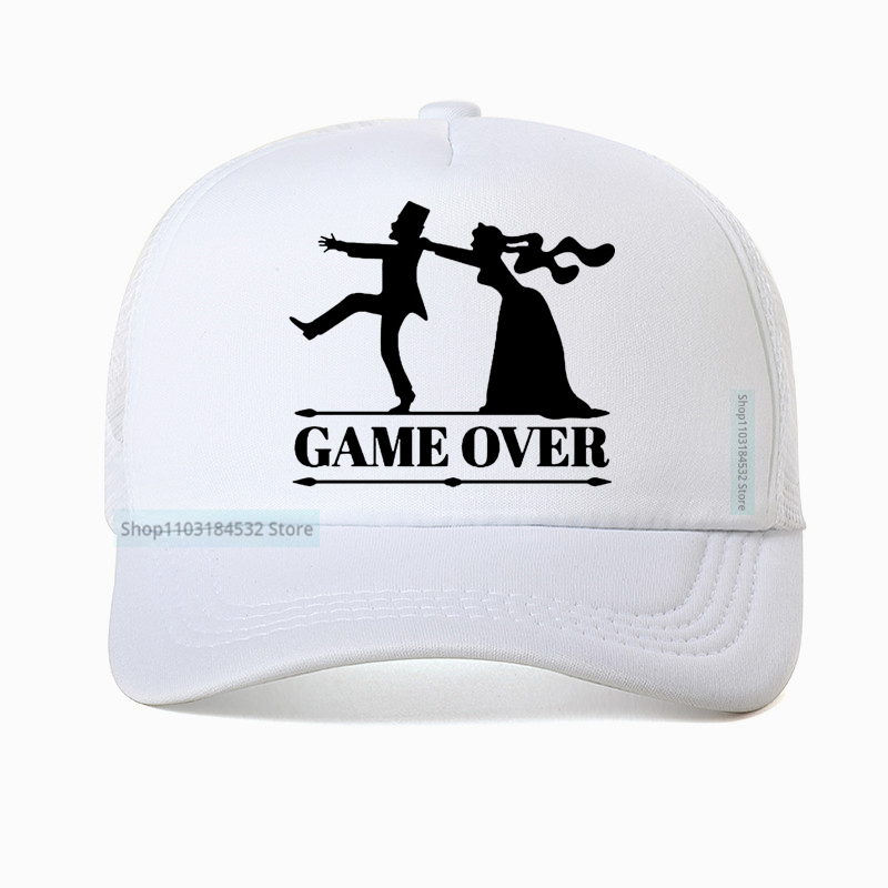 Game Over Bride Groom Bachelor - Trucker Cap Mesh recension och pris