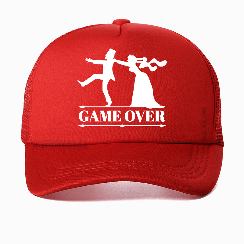 Game Over Bride Groom Bachelor - Trucker Cap Mesh recension och pris