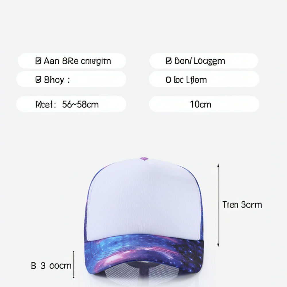 Adjustable Mesh Baseball Cap U - Trucker Cap Mesh recension och pris