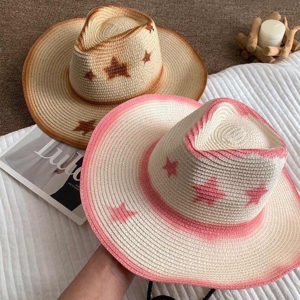 Fashion Breathable Westren Cow - Cowboy Hat Straw recension och pris