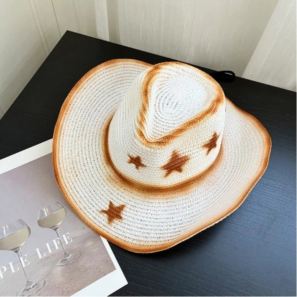 Fashion Breathable Westren Cow - Cowboy Hat Straw recension och pris
