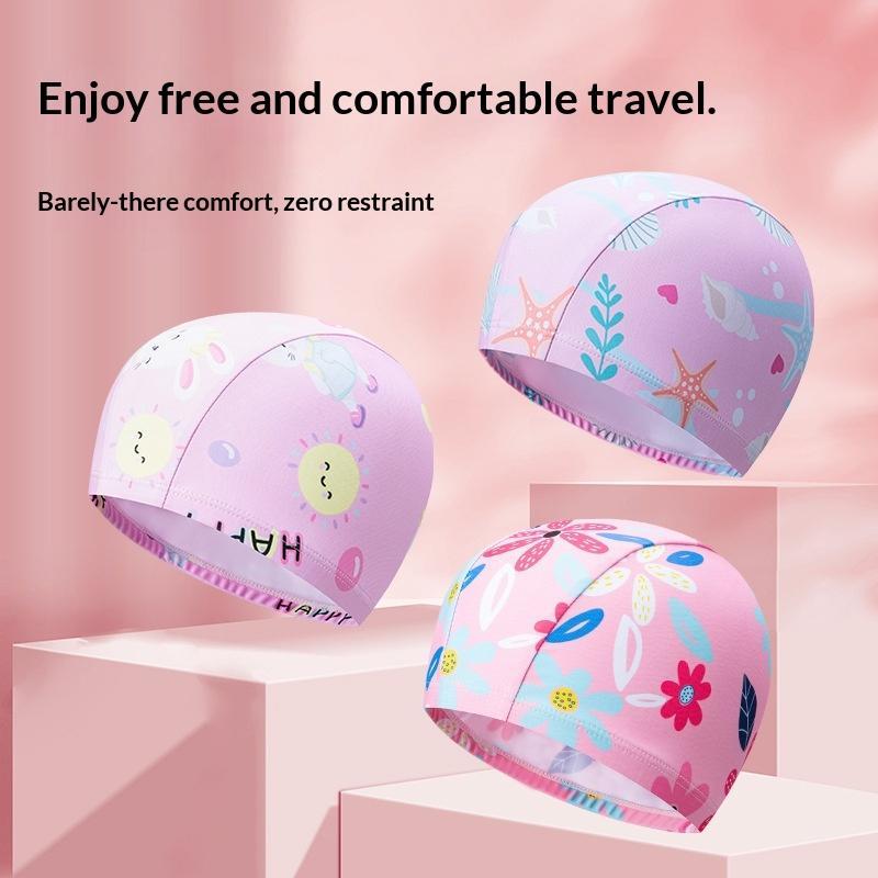 Kids Cartoon Swim Cap Elastic  - Swim Hat Silicone recension och pris